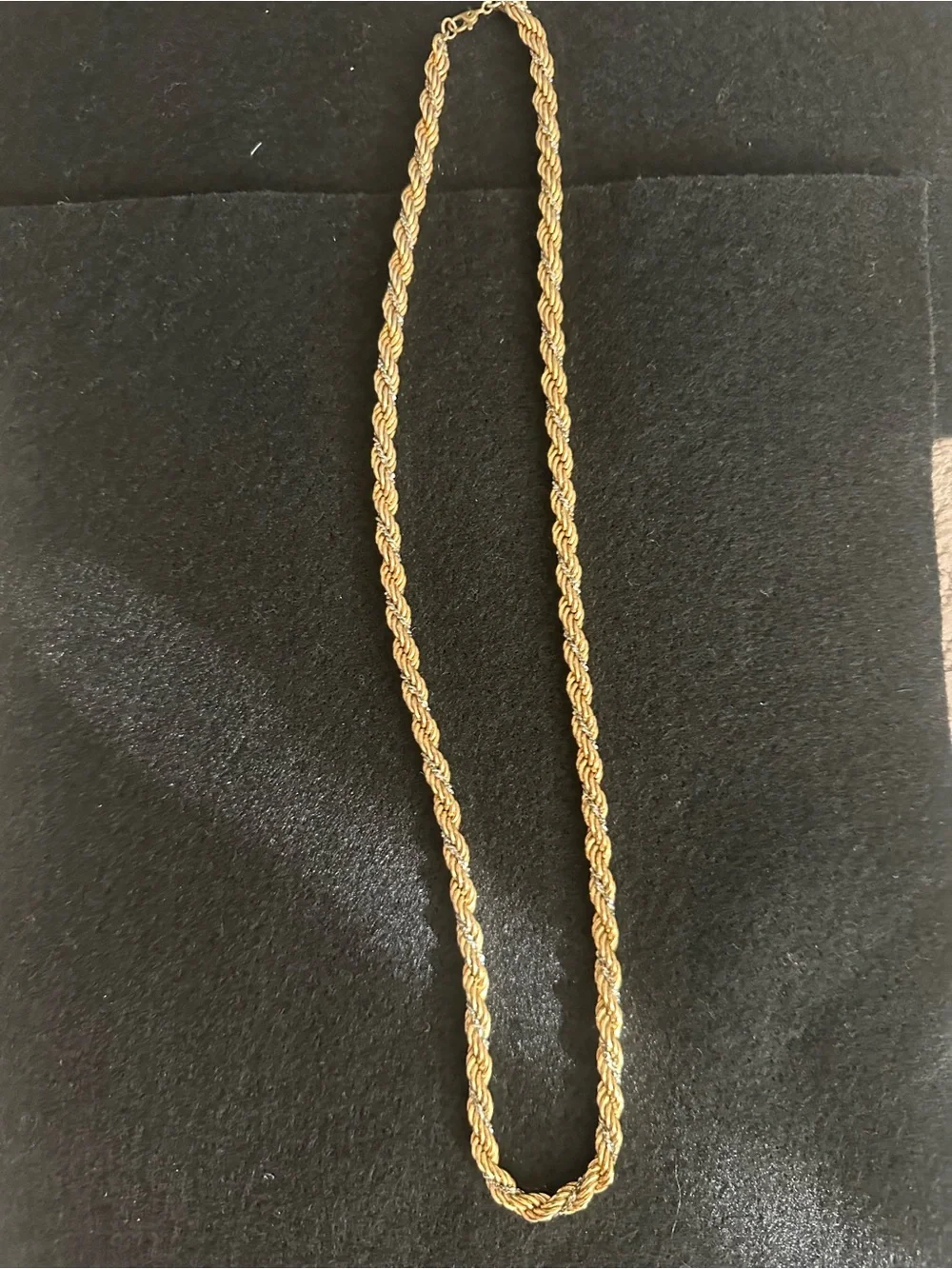 Vintage Monet Rope Chain Necklace - Women Jewelry